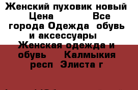 Женский пуховик новый › Цена ­ 6 000 - Все города Одежда, обувь и аксессуары » Женская одежда и обувь   . Калмыкия респ.,Элиста г.